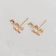 Load image into Gallery viewer, Marquise Diamond CZ Flat Back Studs