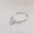 Load image into Gallery viewer, Bendable Septum Ring with Sparkling CZ Accent • Cubic Zirconia • 18 Gauge Surgical Steel • Boho Style • Gold Daith Hoop • Tragus or Rook