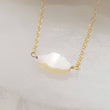 Load image into Gallery viewer, Cute Little Cloud Necklace • Mother of Pearl Cloud • Dainty Carved Cloud Charm • Cloud Jewelry • Dreamy Cloud Jewelry