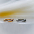 Load image into Gallery viewer, Double Twist Pavé Click In Hoop • Dainty Hinged Segment • 16G • Surgical Steel • Cubic Zirconia • Septum • Cartilage • Tragus
