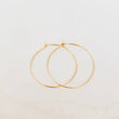 Load image into Gallery viewer, Dainty 14 Karat Gold Hoops • 14k Hoop Earrings • Small Gold Hoops • Thin Lightweight Hoops • Delicate Earrings • Solid 14 Karat Gold
