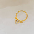 Load image into Gallery viewer, Bendable Septum Ring with Sparkling CZ Accent • Cubic Zirconia • 18 Gauge Surgical Steel • Boho Style • Gold Daith Hoop • Tragus or Rook