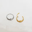 Load image into Gallery viewer, Little Snake Clicker Hoops • Hinged Segment Rings • Body Jewelry • 16 Gauge • Cartilage • Daith • Earlobe • Tiny Snakes • Surgical Steel