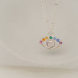 Load image into Gallery viewer, Rainbow Evil Eye Necklace