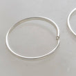 Load image into Gallery viewer, Sleeper Hoops • Thin Gold Hoop Earrings • Continuous Hoops • Endless Hoops • Comfort Hoops • Leave In Hoops • 20 Gauge • Delicate Jewelry