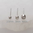 Load image into Gallery viewer, Titanium Diamond CZ Studs • Bezel Set • Implant Grade • Modern Style • Multiple Piercings • Ear Stack • Minimalist • Sparkle Studs • 20G