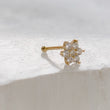 Load image into Gallery viewer, 14k Gold Sparkle Nose Bone