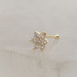 Load image into Gallery viewer, 14k Gold Sparkle Nose Bone