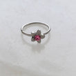 Load image into Gallery viewer, Modern Flower Nose Ring • Daisy Flower • Crystal Flower • Surgical Steel • Body Jewelry • Cute Nose Jewelry • 20 Gauge • Dainty • Feminine