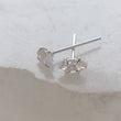 Load image into Gallery viewer, Tiny prong set marquise CZ studs in Sterling silver, by Studio Blue on Etsy