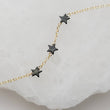 Load image into Gallery viewer, Starry Night Necklace • Hematite Star Choker • Black Star Charms • Healing & Protection Jewelry • Star Choker • Celestial Jewelry