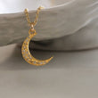 Load image into Gallery viewer, Diamond Crescent Moon Necklace