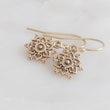 Load image into Gallery viewer, Bronze or Sterling silver Mandala drop earrings by Studio Blue on Etsy