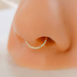 Load image into Gallery viewer, Micro Pavé Front Facing Clicker Hoops