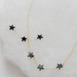 Load image into Gallery viewer, Starry Night Necklace • Hematite Star Choker • Black Star Charms • Healing & Protection Jewelry • Star Choker • Celestial Jewelry