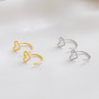 Load image into Gallery viewer, Open Heart Hug Hoops