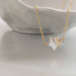 Load image into Gallery viewer, Tiny Star Necklace • Dainty Layering Necklace • Mother Of Pearl Star Charm • Delicate Gold star Choker • Mini Star