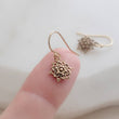Load image into Gallery viewer, Bronze or Sterling silver Mandala drop earrings by Studio Blue on Etsy