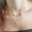 Load image into Gallery viewer, Starry Night Necklace • Hematite Star Choker • Black Star Charms • Healing & Protection Jewelry • Star Choker • Celestial Jewelry