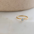 Load image into Gallery viewer, Dainty Opal Nose Ring • Thin Gold Nose Ring • 20 Gauge 316L Surgical Steel • Purple Opal • Waterproof • Dainty Nose Jewelry