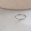 Load image into Gallery viewer, Tiny CZ Gemstone Nose Ring • Pretty & Delicate Nose Hoop • 20 Gauge Surgical Steel • Dainty Nose Ring •