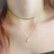 Load image into Gallery viewer, Compass Rose Necklace • Diamond CZ North Star • Gold Compass Necklace • Graduation Gift • Long Distance Friend • Layering Necklace