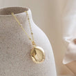 Load image into Gallery viewer, Little Gold Locket Necklace • Tiny Photo Locket • Gift For Mom • Dainty Round Locket • Modern Style • Satellite Chain • Memory Necklace