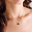 Load image into Gallery viewer, Tiny Butterfly Necklace • Black Mother of Pearl • Dotted Satellite Chain • Symbol of Transformation • Graduation Gift • Waterproof Necklace