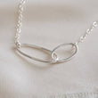 Load image into Gallery viewer, Oval Links Necklace • Linked Pendant • Infinity Necklace • Family Necklace • Sister Necklace • Necklace For Mom • Eternity Links