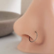 Load image into Gallery viewer, Thin Titanium Endless Hoops • Tiny Hoops • Skinny Hoop • Seamless Hoops • F67 Implant Grade • Cartilage • Tragus • Septum • Nose Ring • 22g