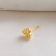 Load image into Gallery viewer, Tiny Bee Nose Bone • 24 Gauge • Sterling Silver Nose Jewelry • Little Bee Nose Stud • Small Nose Piercing