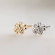 Load image into Gallery viewer, Little Bee Nose Stud • 20 Gauge L Bend • Nose Jewelry • Cubic Zirconia Accents • Cute Body Jewelry • Waterproof