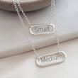 Load image into Gallery viewer, Single Paperclip Link Necklace • Modern Simplicity • Minimalist Style • Sterling Silver Statement Necklace • Layering Necklace • Waterproof