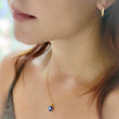 Load image into Gallery viewer, Evil Eye Necklace • Protection Amulet • Lucky Jewelry • Dainty Nazar Charm Necklace • 14K Gold Fill Evil Eye • Glass Evil Eye Talisman