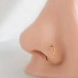 Load image into Gallery viewer, Super Thin Endless Nose Hoop • Tiny Hoop • Sleeper Hoop • Lip Ring • Dainty Earring • Cartilage • Septum • Nose Ring • Eyebrow Ring • 20g