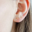 Load image into Gallery viewer, 14K Gold Studs • Tiny Ball Studs • Delicate Stud Earrings • Minimalist Earrings • Round Gold Studs • Post Earring • Ball Studs • Dainty Stud