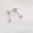 Load image into Gallery viewer, 14K Gold Studs • Tiny Ball Studs • Delicate Stud Earrings • Minimalist Earrings • Round Gold Studs • Post Earring • Ball Studs • Dainty Stud