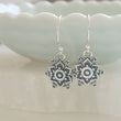 Load image into Gallery viewer, Bronze or Sterling silver Mandala drop earrings by Studio Blue on Etsy
