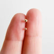 Load image into Gallery viewer, 14K Gold Studs • Tiny Ball Studs • Delicate Stud Earrings • Minimalist Earrings • Round Gold Studs • Post Earring • Ball Studs • Dainty Stud
