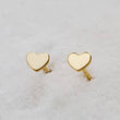 Load image into Gallery viewer, 14K Gold Tiny Heart Studs • Tiny Gold Studs • Delicate Stud Earrings • Minimalist Earrings • Post Earrings • Dainty 14 karat Hearts