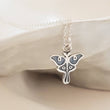 Load image into Gallery viewer, Sterling silver Luna Moth necklace by Studio Blue on Etsy