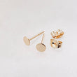 Load image into Gallery viewer, Tiny Dot Stud Earrings • Choose Your Size • Pair of Gold or Silver Studs • Small Stud Earrings • Minimalist Earrings • Delicate Gold Studs