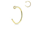Load image into Gallery viewer, Dainty SPARKLE Hug Hoops • Flush Set CZ • 20 Gauge • Thin CZ Diamond Hoops • Open Skinny Hoop • Modern Hoop Earrings • Tiny Hug Hoops