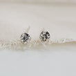 Load image into Gallery viewer, Super Tiny CZ Stud Earrings • Cubic Zirconia Studs • Dainty Silver Earring Studs • Delicate Sparkle Studs • Multiple Piercing Studs