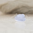 Load image into Gallery viewer, Gemstone Cloud Necklace, Blue Lace Agate and sterling silver chain, by Studio Blue on Etsy