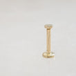 Load image into Gallery viewer, Tiny 2mm dot studs in solid 14k Gold, Screw in flat back nap in earrings by Studio Blue on Etsy
