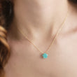 Load image into Gallery viewer, Gemstone Star Necklace • Amazonite Star Pendant • Lapis Lazuli • Rainbow Moonstone Star Charm • Minimalist Star Necklace • Waterproof