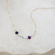 Load image into Gallery viewer, Dainty Birthstone Necklace • Tiny Gemstone • Birthday Gift • Layering Necklace • Personalized Jewelry • Delicate Gold Chain • Gift For Her