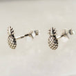 Load image into Gallery viewer, Teeny Tiny Pineapple Studs • Little Silver Pineapples • Baby Pineapple Earrings • Tiny Studs • Hawaiian Style • Little Silver Studs