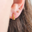 Load image into Gallery viewer, Little Snake Clicker Hoops • Hinged Segment Rings • Body Jewelry • 16 Gauge • Cartilage • Daith • Earlobe • Tiny Snakes • Surgical Steel